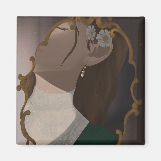 Der Spiegel III - Ein Mädchen, das zur Hälfte vers Magnet (Vorne)