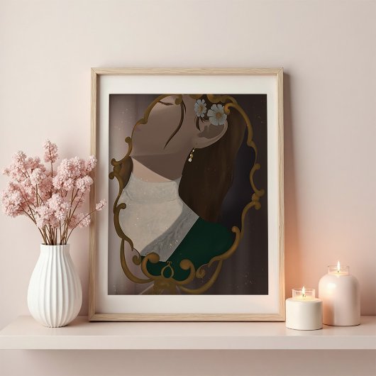 Der Spiegel III - Ein Mädchen, das zur Hälfte vers Poster