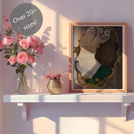 Der Spiegel III - Ein Mädchen, das zur Hälfte vers Poster