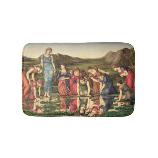 Der Spiegel von Venus, 1870-76 (Öl auf Leinwand) Badematte