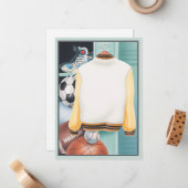 Der Spieler © Mitteilungskarte (Vorderseite/Rückseite Beispiel)