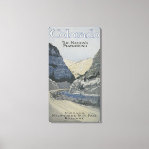 Der Spielplatz der Nation Leinwanddruck