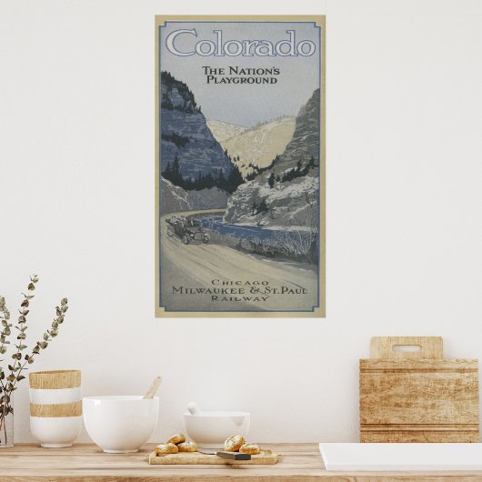 Der Spielplatz der Nation Poster (Küche)