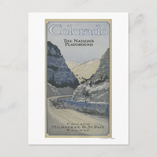 Der Spielplatz der Nation Postkarte (Vorderseite)