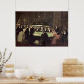 Der Spielsaal im Casino, 1889 Poster (Küche)