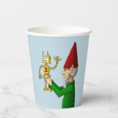 Der Spielzeugmacher des Weihnachtsmanns Pappbecher (Vorderseite)