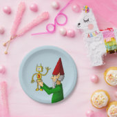 Der Spielzeugmacher des Weihnachtsmanns Pappteller (Party)