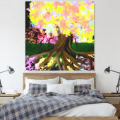 Der Spirit Tree Leinwanddruck (Insitu (Schlafzimmer))