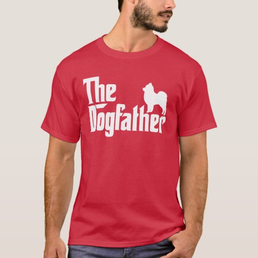 Der Spitz Dog-Vater witzig T-Shirt (Vorderseite)