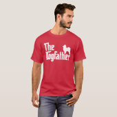 Der Spitz Dog-Vater witzig T-Shirt (Vorne ganz)