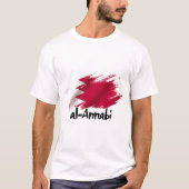 der Spitzname für die katarische Nationalmannschaf T-Shirt (Vorderseite)