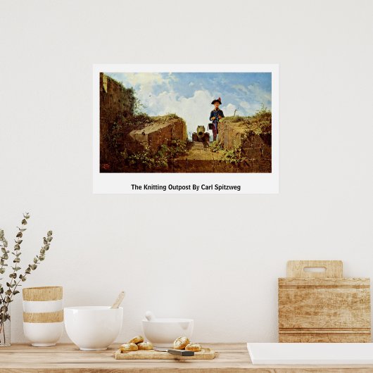 Der Spitzweg von Carl Spitzweg Poster (Küche)