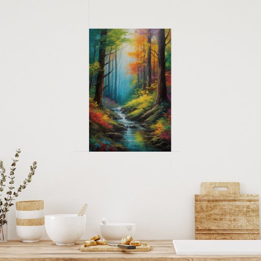 Der Splendor des Herbstes Poster (Küche)