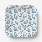 Der Spooky Boo Hexe hasst Halloween Pappteller (Vorderseite)