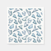 Der Spooky Boo Hexe hasst Halloween Serviette (Vorderseite)