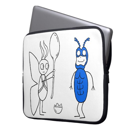 Der SPOOOOOONNN ist zu groß Laptopschutzhülle (Vorderseite Links)