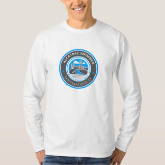 Der Sport-Tek der Alcatraz Schwimmermänner lange T-Shirt