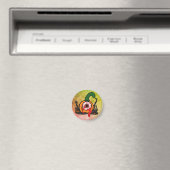 Der spöttische Blutschuss Kürbis Magnet (In Situ (Geschirrspüler))