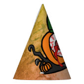 Der spöttische Blutschuss Kürbis Partyhütchen (Links)