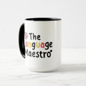 Der Sprachmeister Tasse (Vorderseite Links)