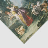 Der Springbrunnen der Liebe von Francois Boucher Seidenpapier (Ausschnitt)
