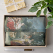 Der Springbrunnen der Liebe von Francois Boucher Seidenpapier (Geschenk)