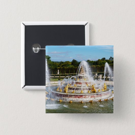 Der Springbrunnen von Latona im Garten von Versail Button (Vorne & Hinten)