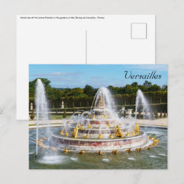 Der Springbrunnen von Latona im Garten von Versail Postkarte