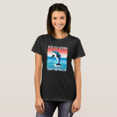 Der springende Dolphin behalte unsere Ozeane saube T-Shirt (Vorne ganz)