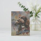 Der Sprocker Spaniel, Jagdhund Kunst Feiertagspostkarte (Stehend Vorderseite)