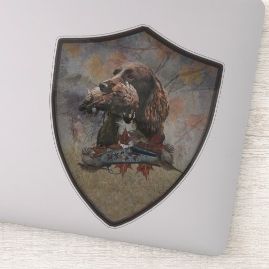 Der Sprocker Spanier, der Künstleraufkleber für Gu Aufkleber (Detail)