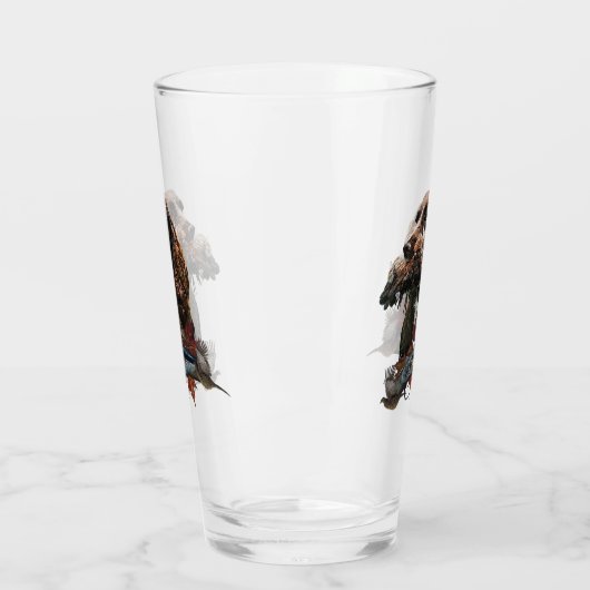 Der Sprocker Spanier, Gun Dog Art Glas (Links)
