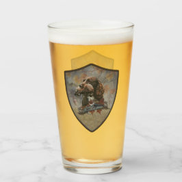 Der Sprocker Spanier, Gun dog art Glass Glas