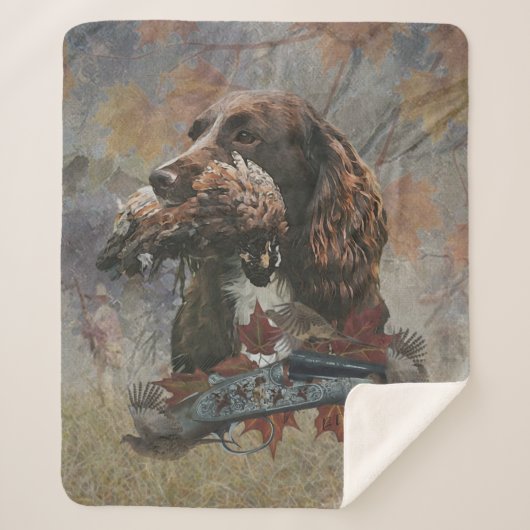 Der Sprocker Spanier, Gun Dog Art Sherpadecke (Vorderseite)