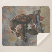 Der Sprocker Spanier, Gun Dog Art Sherpadecke (Vorderseite (Horizontal))