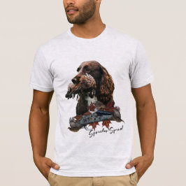Der Sprocker Spanier, Gun Dog Art T-Shirt