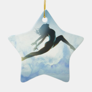 Der Sprung des Tänzers Keramikornament