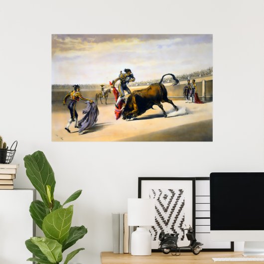 Der Sprung in die Salta Tras Cuernos Poster (Heimbüro)