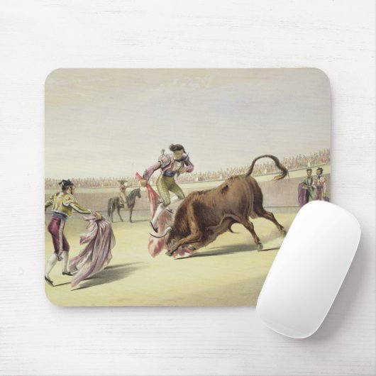 Der Sprung oder das Salta Tras Cuernos, 1865 Mousepad (Mit Mouse)