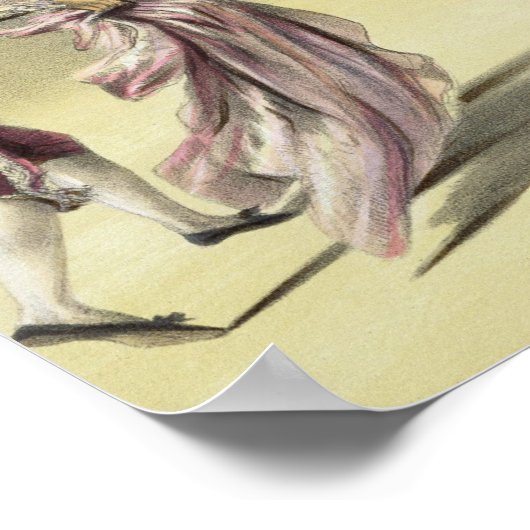 Der Sprung oder Salta Tras Cuernos, 1865 (Farbe li Poster (Ecke)