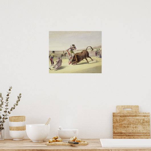 Der Sprung oder Salta Tras Cuernos, 1865 (Farbe li Poster (Küche)