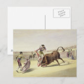 Der Sprung oder Salta Tras Cuernos, 1865 (Farbe li Postkarte (Vorne/Hinten)