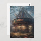 Der Spuk Karneval ohne andonischen Hintergrund Postkarte (Vorne/Hinten)