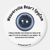 Der SpyCam-Magnet eines Perlmuttbären Magnet (Vorne)