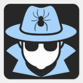 Der "SPYder" Quadratischer Aufkleber (Vorderseite)