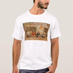 "Der squaw-Mann" - das Rohr des Friedenstheaters T-Shirt