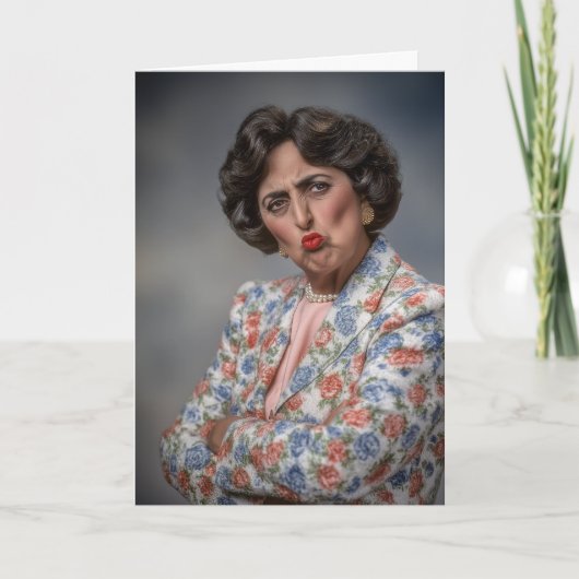 "Der Squeaker" Geburtstag Karte (Vorderseite)