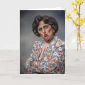 "Der Squeaker" Geburtstag Karte (Gelbe Blume)