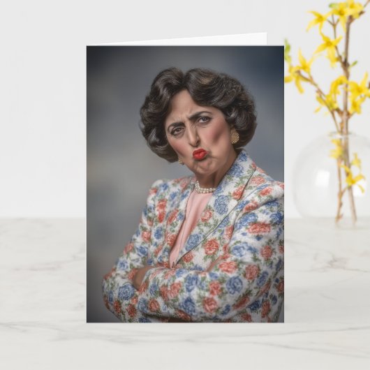 "Der Squeaker" Geburtstag Karte (Gelbe Blume)