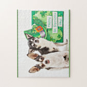 Der St. Patrick's Day Chihuahua Puzzle (Vertikal)